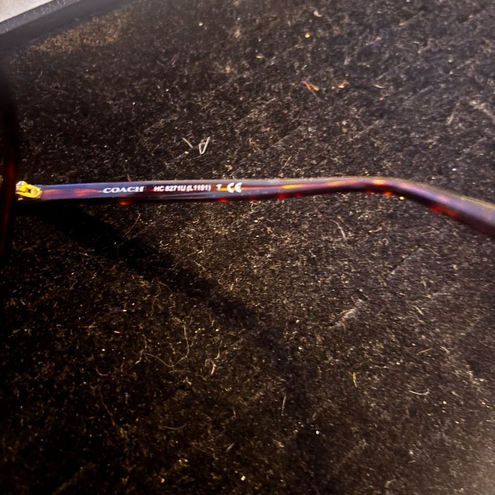 COACH glasses Acetate Frame Square Tortoise HC8271U L1101 accessory - Picture 5 of 10